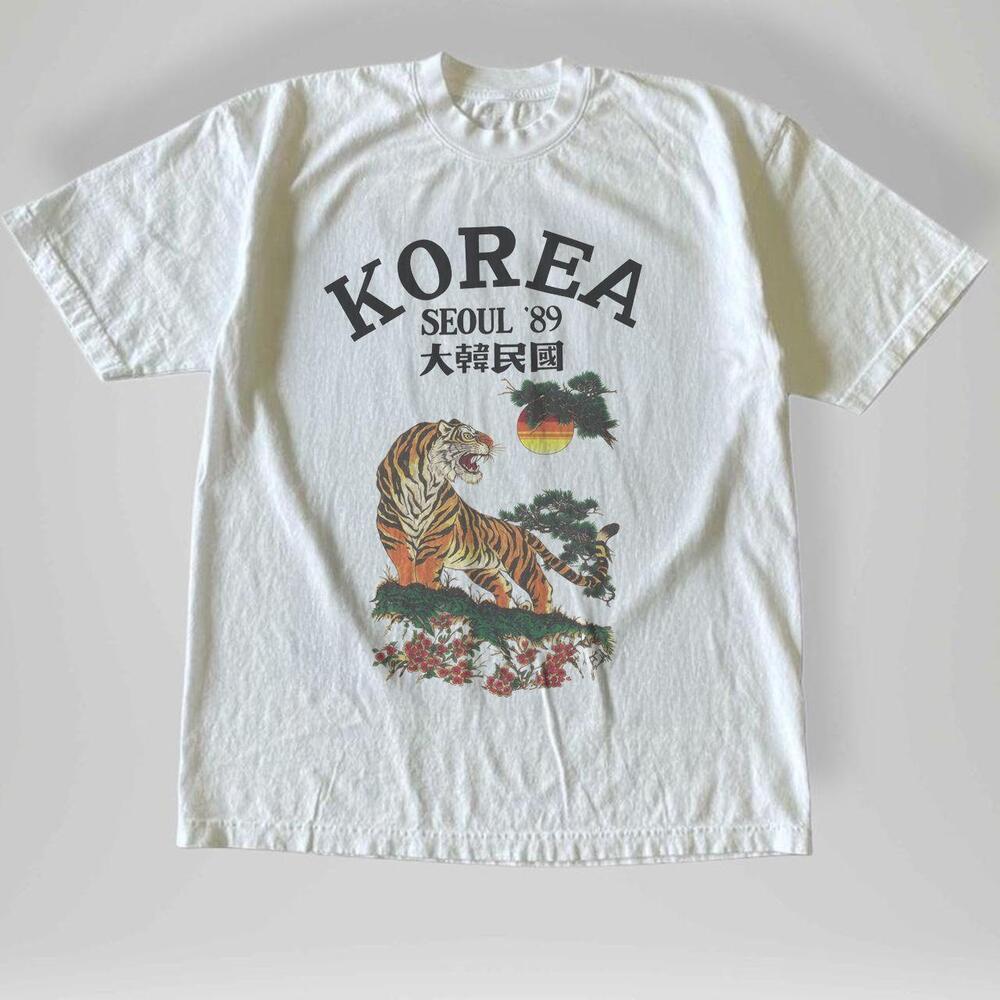 Style Korea Seoul 89 Tiger Graphic Tee